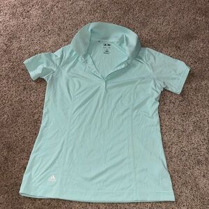Adidas Women's Aqua Short Sleeve Polo